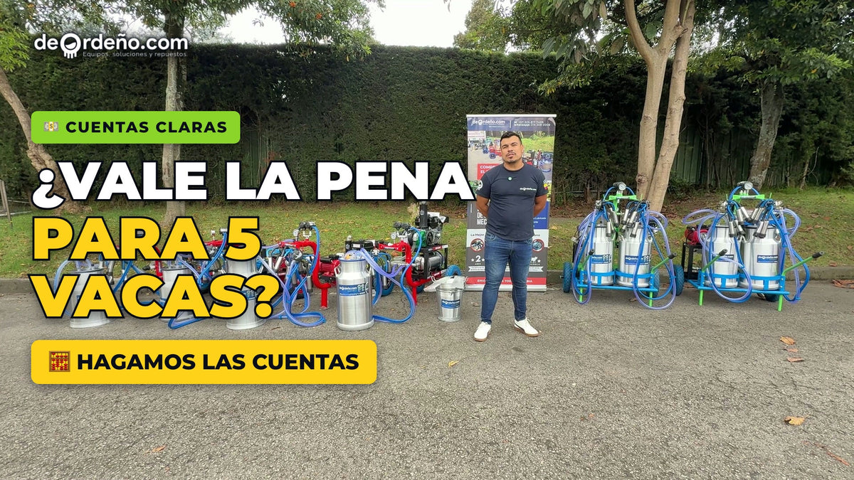 ¿Vale la pena una ordeñadora para 5 vacas?