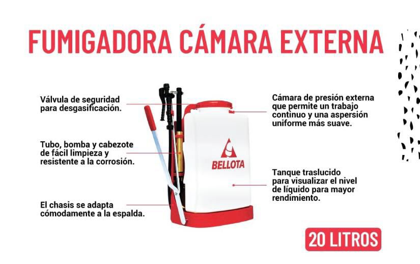 Fumigadora Camara Externa Fce X20 Litros + ENVIO GRATIS + PAGUE AL RECIBIR 🚚