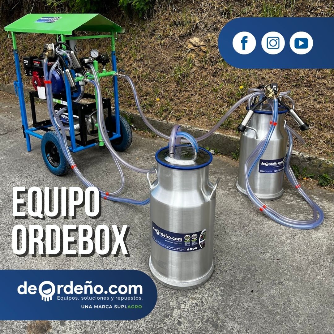 Equipo de Ordeño OrdeBox con Techo 🐄 - 1 y 2 puestos  + OBSEQUIO + PAGUE AL RECIBIR 🚚