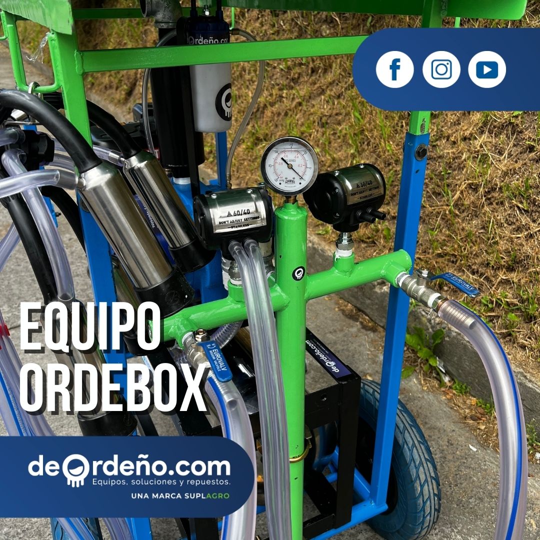 Equipo de Ordeño OrdeBox con Techo 🐄 - 1 y 2 puestos  + OBSEQUIO + PAGUE AL RECIBIR 🚚