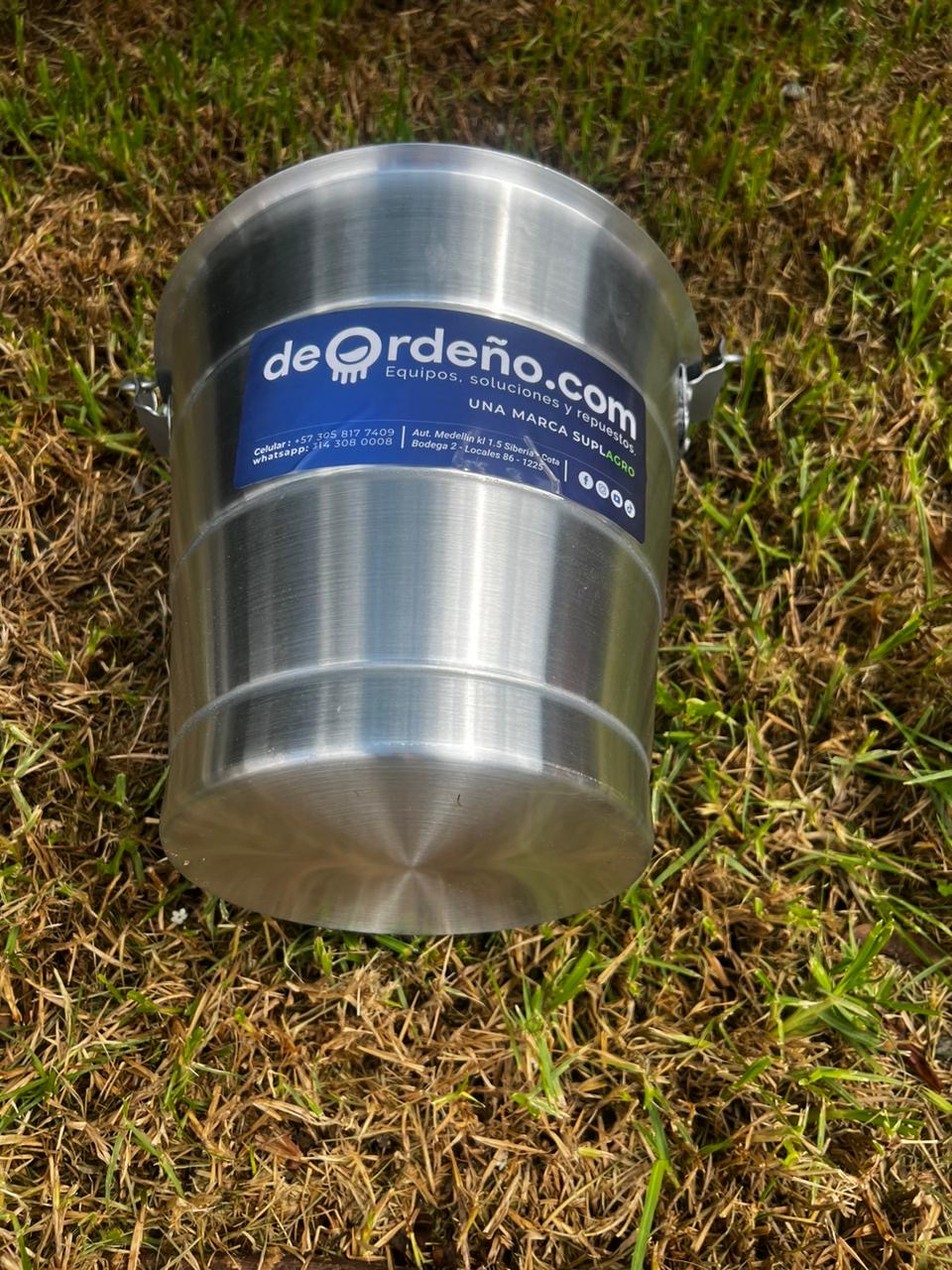 BALDE ALUMINIO 11lts Sencillo sin refuerzo + ENVIO GRATIS 🚚