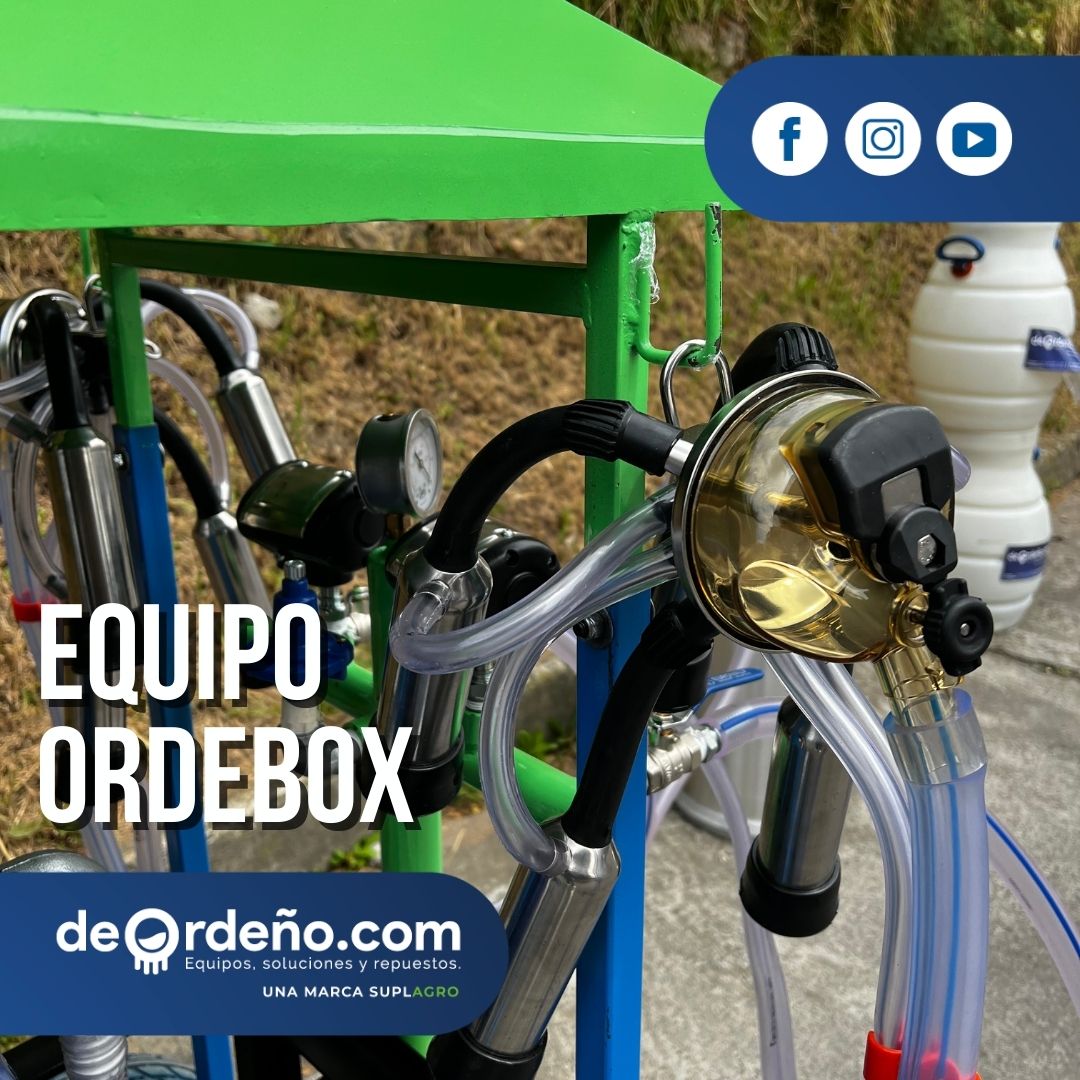 Equipo de Ordeño OrdeBox con Techo 🐄 - 1 y 2 puestos  + OBSEQUIO + PAGUE AL RECIBIR 🚚