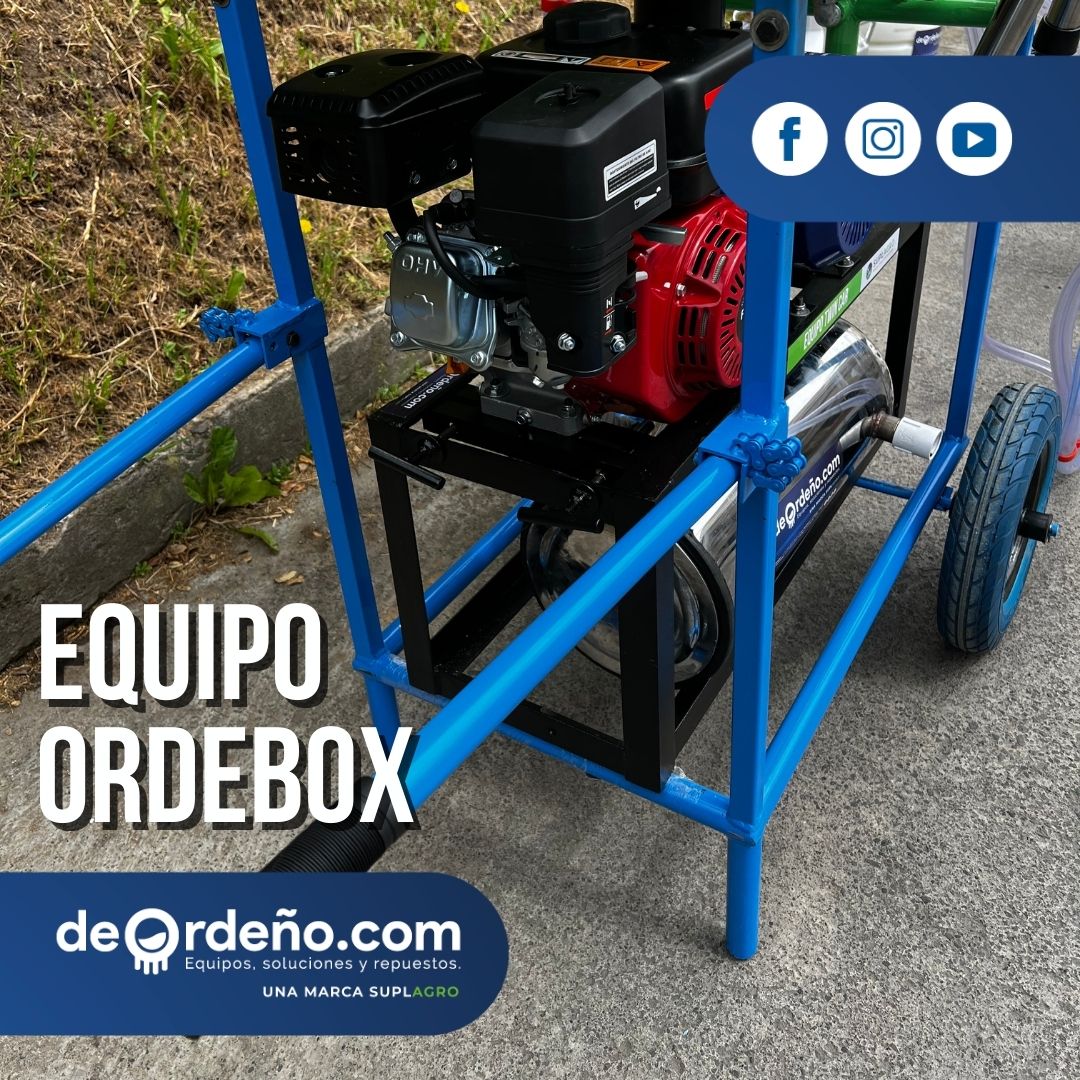 Equipo de Ordeño OrdeBox con Techo 🐄 - 1 y 2 puestos  + OBSEQUIO + PAGUE AL RECIBIR 🚚