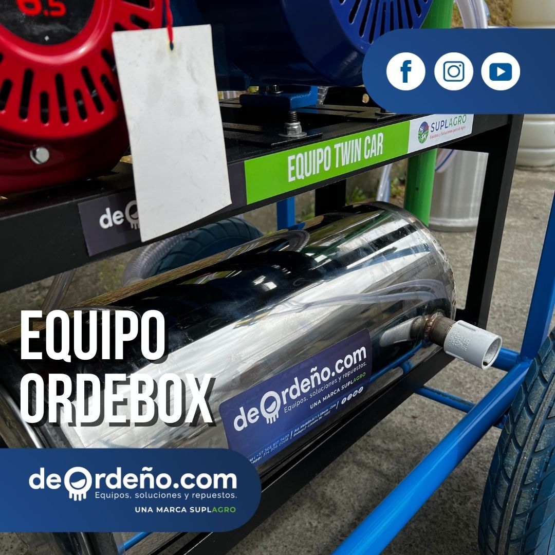 Equipo de Ordeño OrdeBox con Techo 🐄 - 1 y 2 puestos  + OBSEQUIO + PAGUE AL RECIBIR 🚚