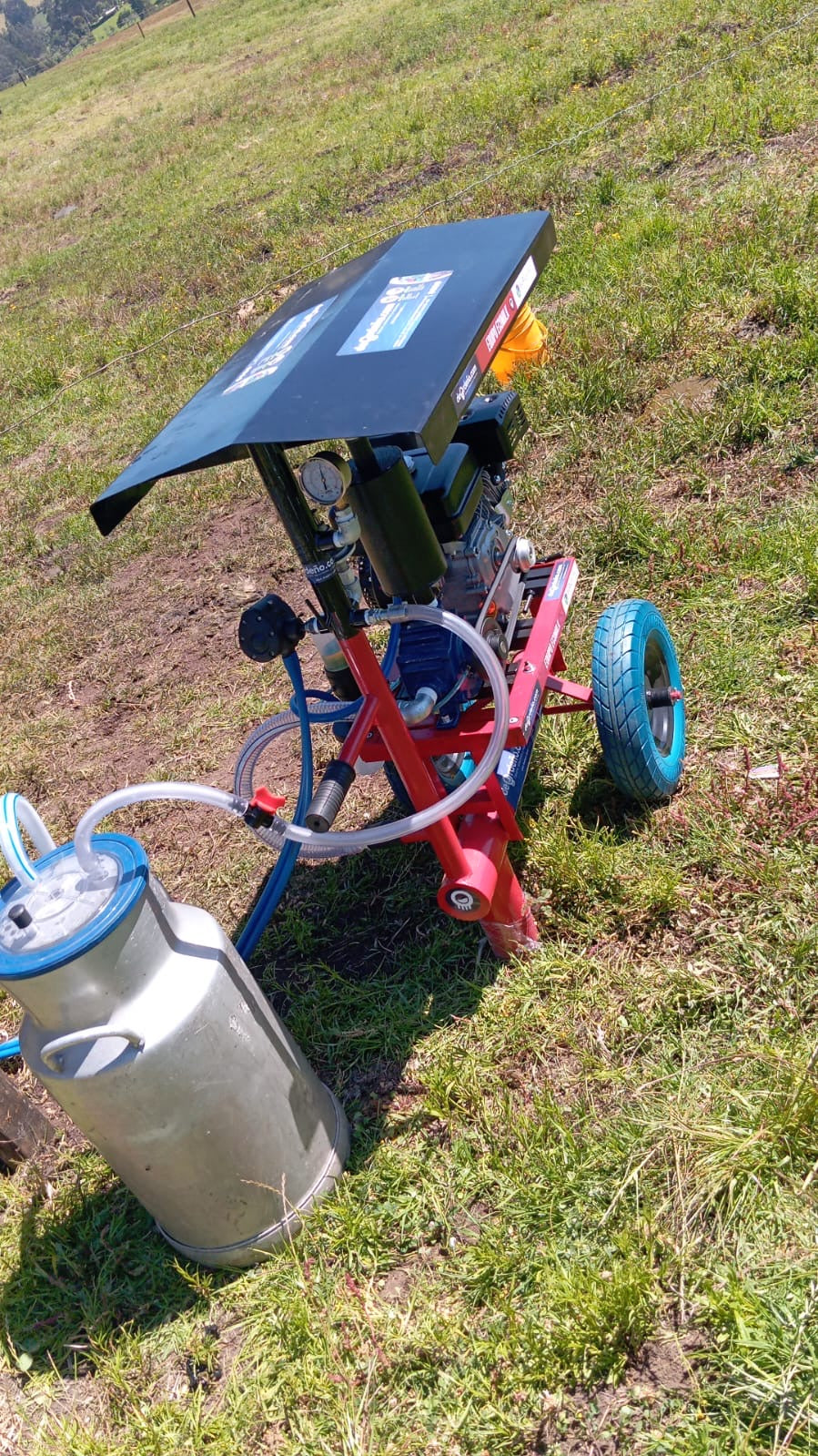 Equipo de Ordeño EcoMilk 🐄 - 1 y 2 puestos con Techo 🌧️  + OBSEQUIO + PAGUE AL RECIBIR 🚚