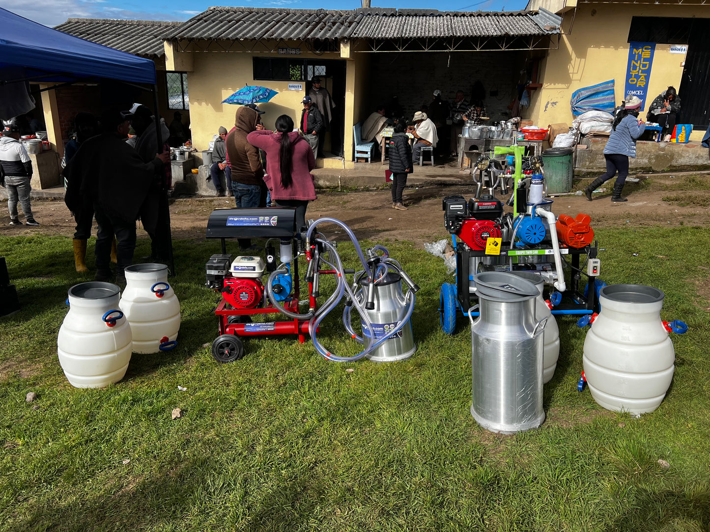 Equipo de Ordeño EcoMilk 🐄 - 1 y 2 puestos con Techo 🌧️  + OBSEQUIO + PAGUE AL RECIBIR 🚚