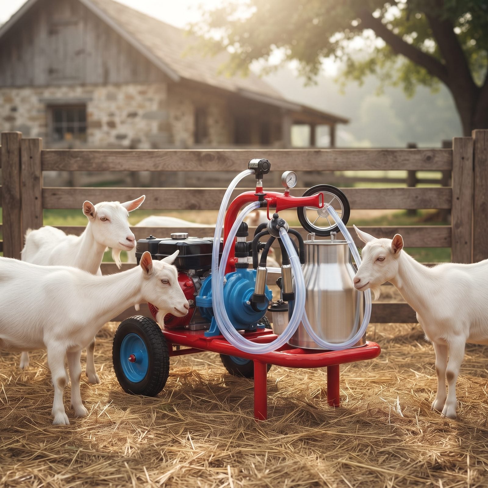 Ecomilk Pro también ordeña cabras lecheras