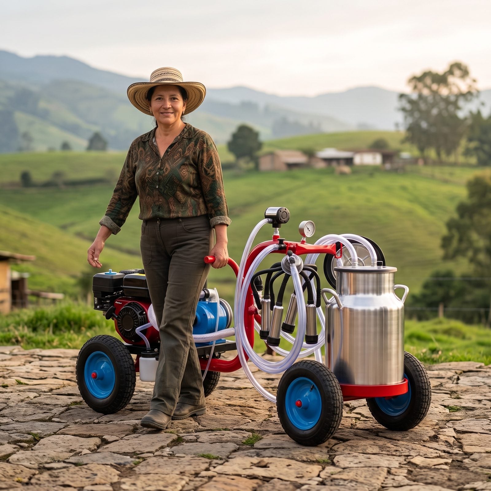 Ecomilk Pro liviano: lo mueve una sola persona