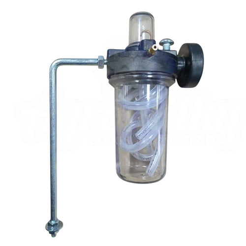 Aceitera lubricador de mecha con soporte metálico para bomba de vacío