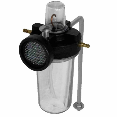 Aceitera de mecha para bomba de vacío de ordeño, depósito transparente