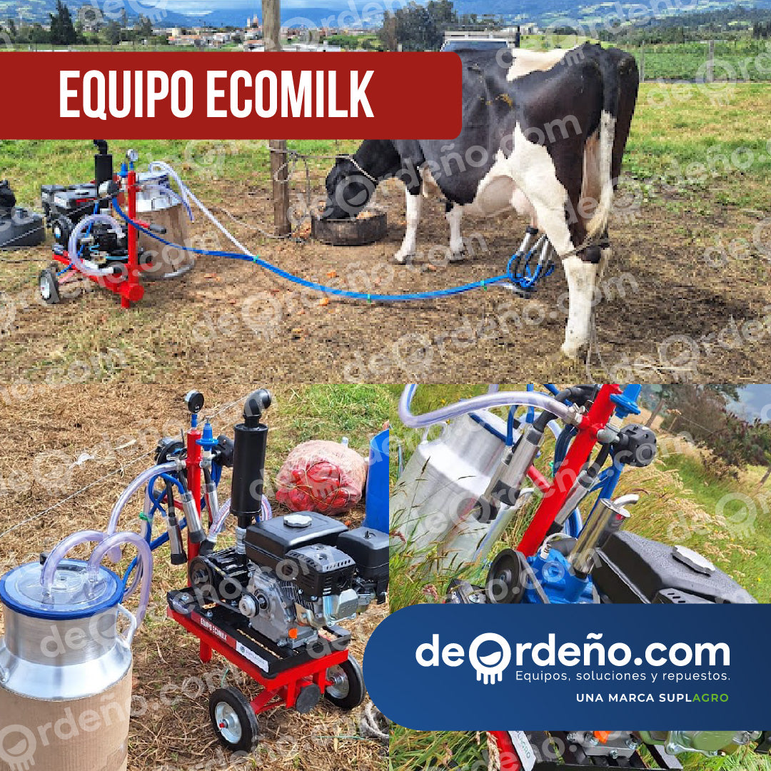 Equipo de Ordeño EcoMilk 🐄 - 1 y 2 puestos - Eléctrico o Gasolina  + OBSEQUIO + PAGUE AL RECIBIR 🚚