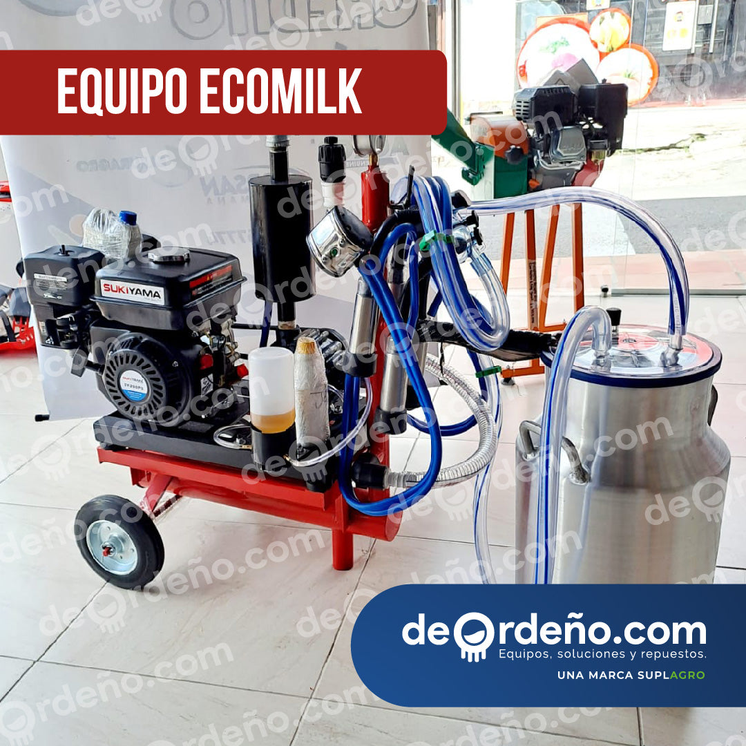 Equipo de Ordeño EcoMilk 🐄 - 1 y 2 puestos - Eléctrico o Gasolina  + OBSEQUIO + PAGUE AL RECIBIR 🚚