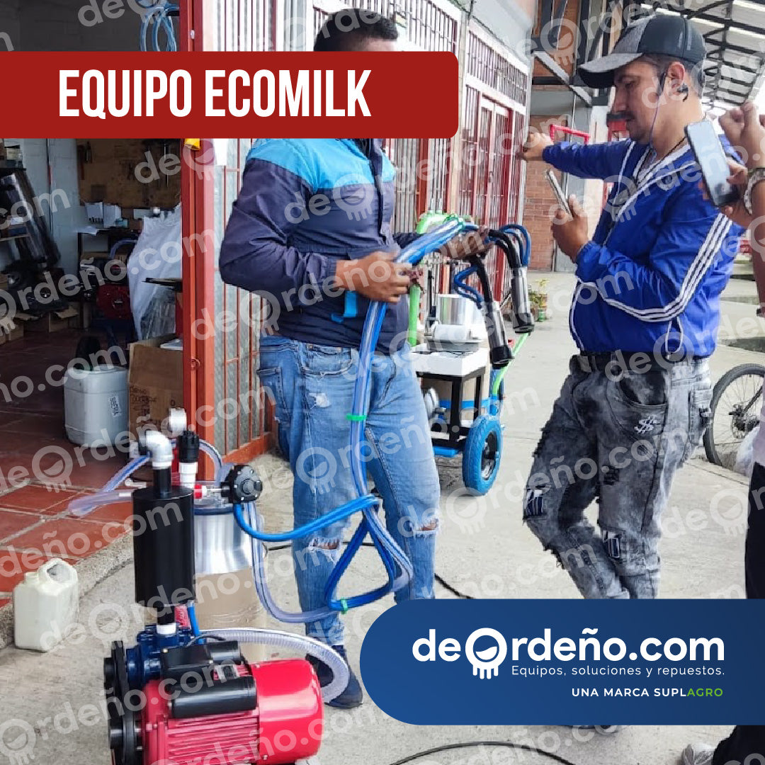 Equipo de Ordeño EcoMilk 🐄 - 1 y 2 puestos - Eléctrico o Gasolina  + OBSEQUIO + PAGUE AL RECIBIR 🚚