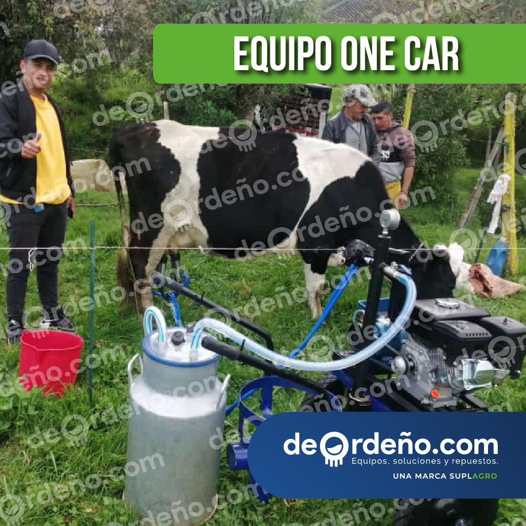 Equipo de Ordeño One Car - 1 puesto - Eléctrico o Gasolina  + OBSEQUIO + PAGUE AL RECIBIR 🚚