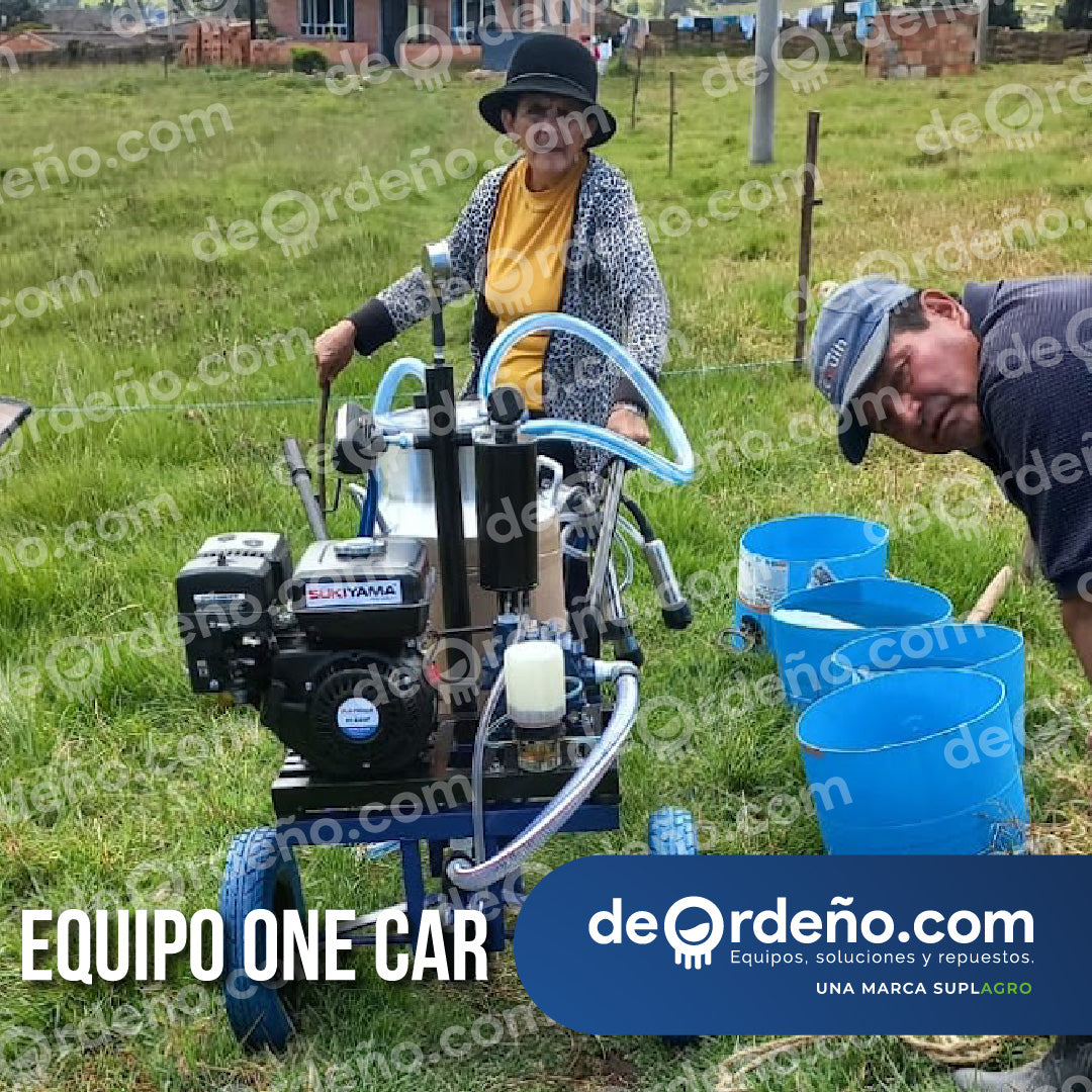 Equipo de Ordeño One Car - 1 puesto - Eléctrico o Gasolina  + OBSEQUIO + PAGUE AL RECIBIR 🚚