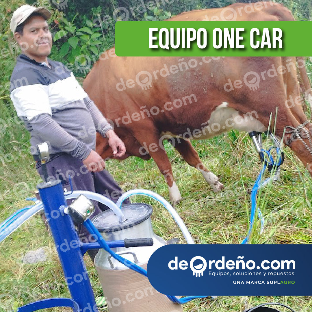 Equipo de Ordeño One Car - 1 puesto - Eléctrico o Gasolina  + OBSEQUIO + PAGUE AL RECIBIR 🚚