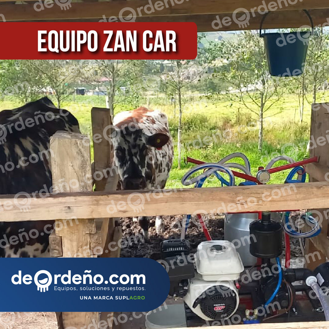 Equipo de Ordeño Zan Car 🐄 - 1 y 2 puestos  + OBSEQUIO + PAGUE AL RECIBIR 🚚