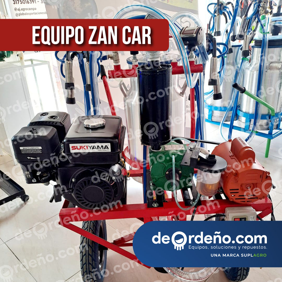 Equipo de Ordeño Zan Car 🐄 - 1 y 2 puestos  + OBSEQUIO + PAGUE AL RECIBIR 🚚