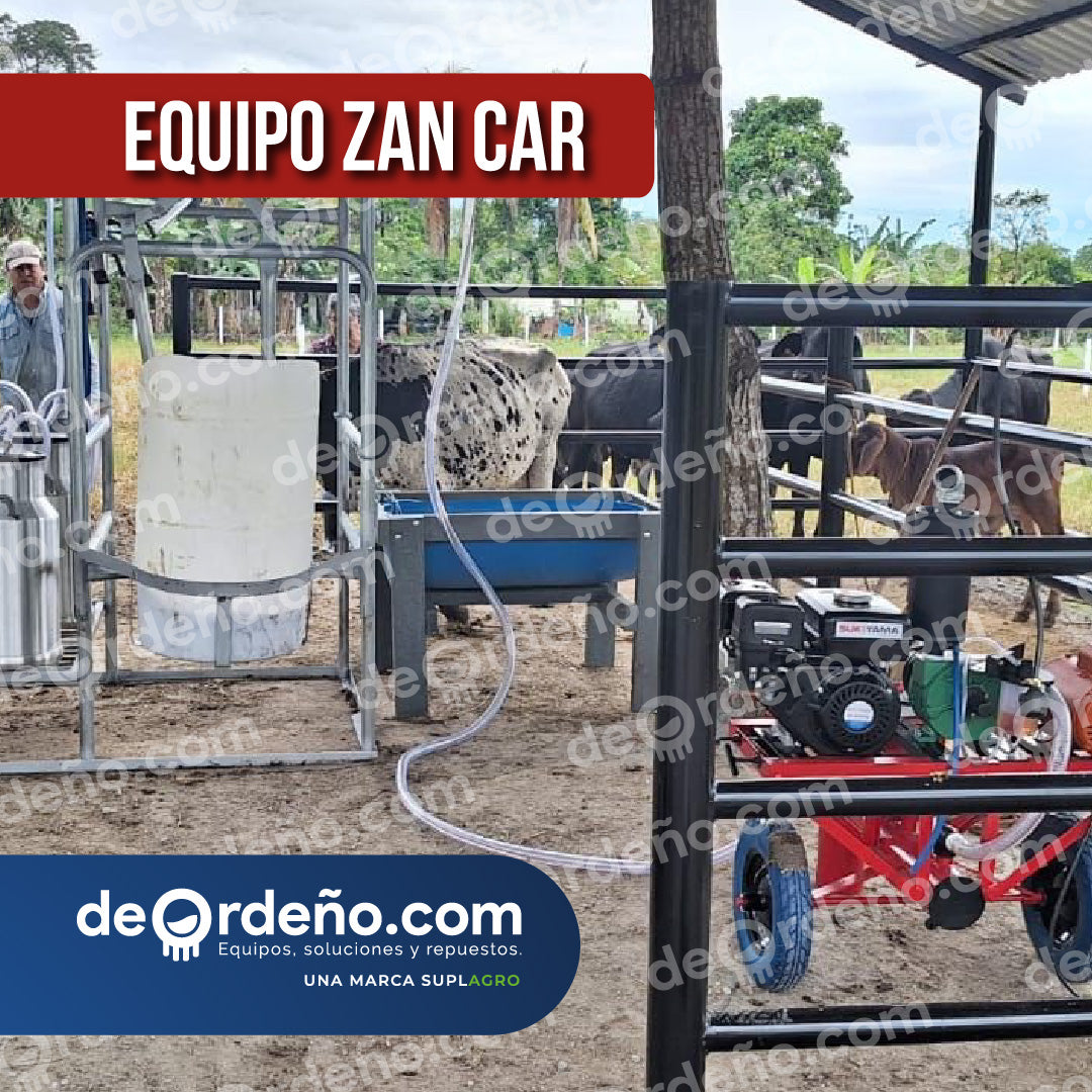 Equipo de Ordeño Zan Car 🐄 - 1 y 2 puestos  + OBSEQUIO + PAGUE AL RECIBIR 🚚