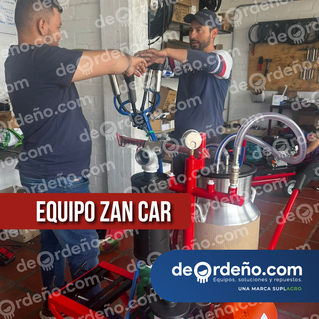 Equipo de Ordeño Zan Car 🐄 - 1 y 2 puestos  + OBSEQUIO + PAGUE AL RECIBIR 🚚