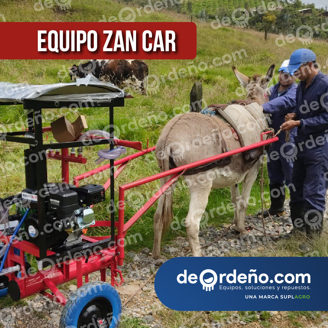 Equipo de Ordeño Zan Car 🐄 - 1 y 2 puestos  + OBSEQUIO + PAGUE AL RECIBIR 🚚