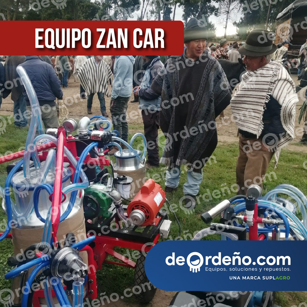 Equipo de Ordeño Zan Car 🐄 - 1 y 2 puestos  + OBSEQUIO + PAGUE AL RECIBIR 🚚