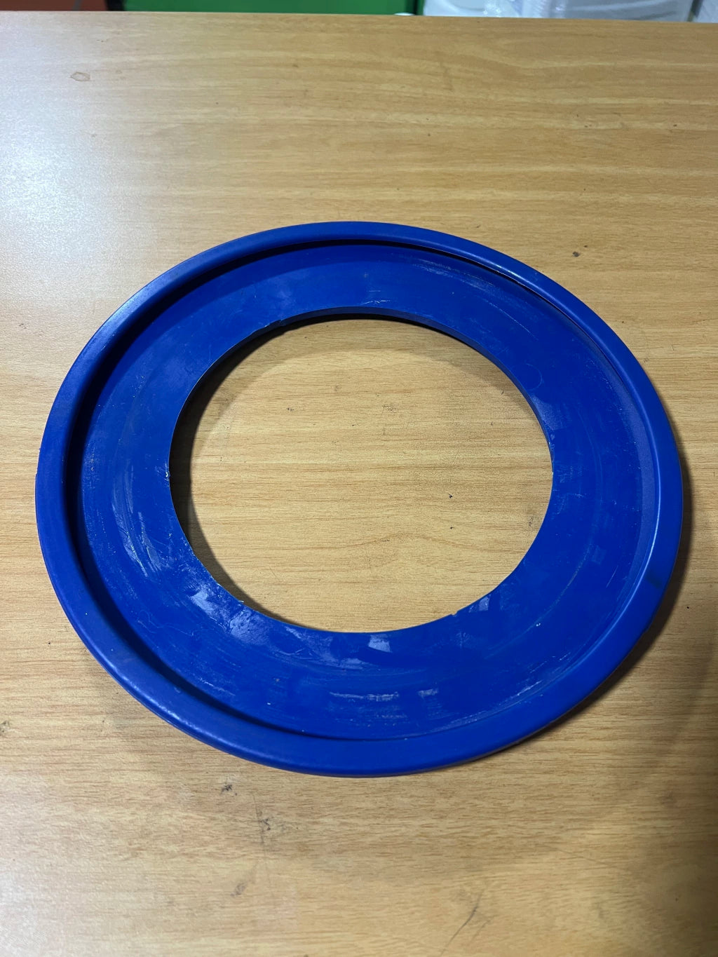 Caucho azul para tapa de cantina de ordeño