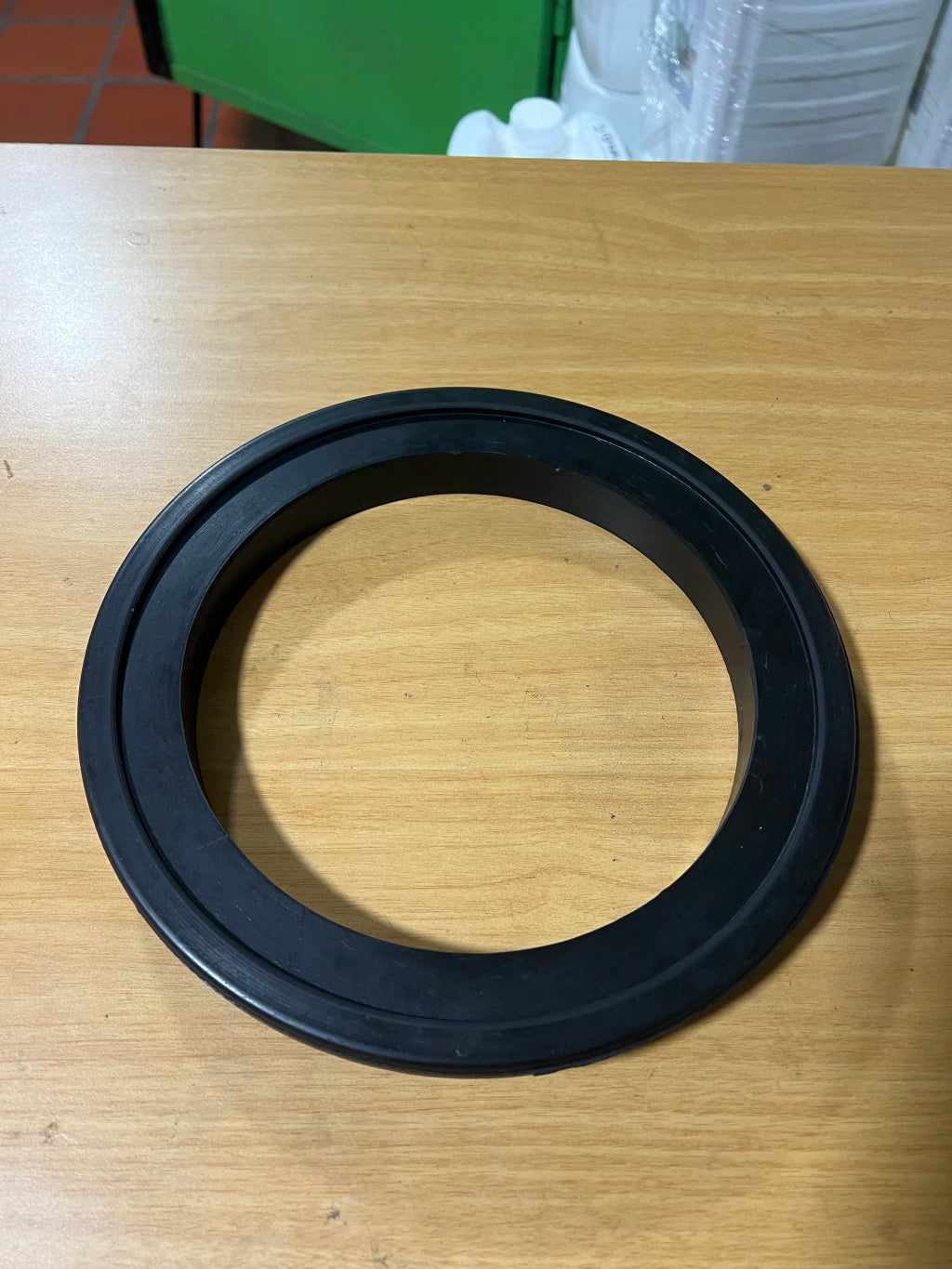 Caucho negro para tapa de cantina de ordeño