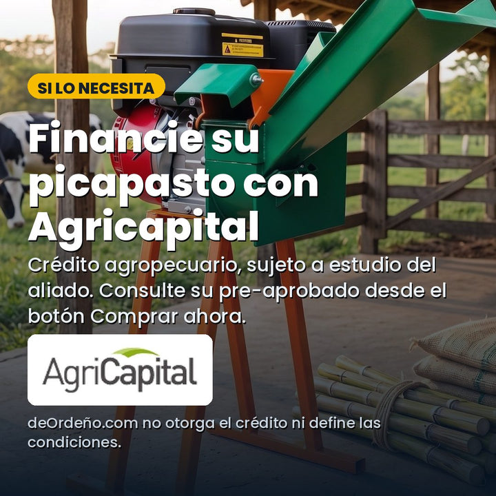 Financie su picapasto con Agricapital: crédito agropecuario sujeto a estudio del aliado; consulte su pre-aprobado desde el botón Comprar ahora