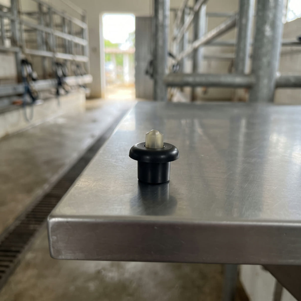 Respirador para colector DeLaval HC 150 en una sala de ordeño