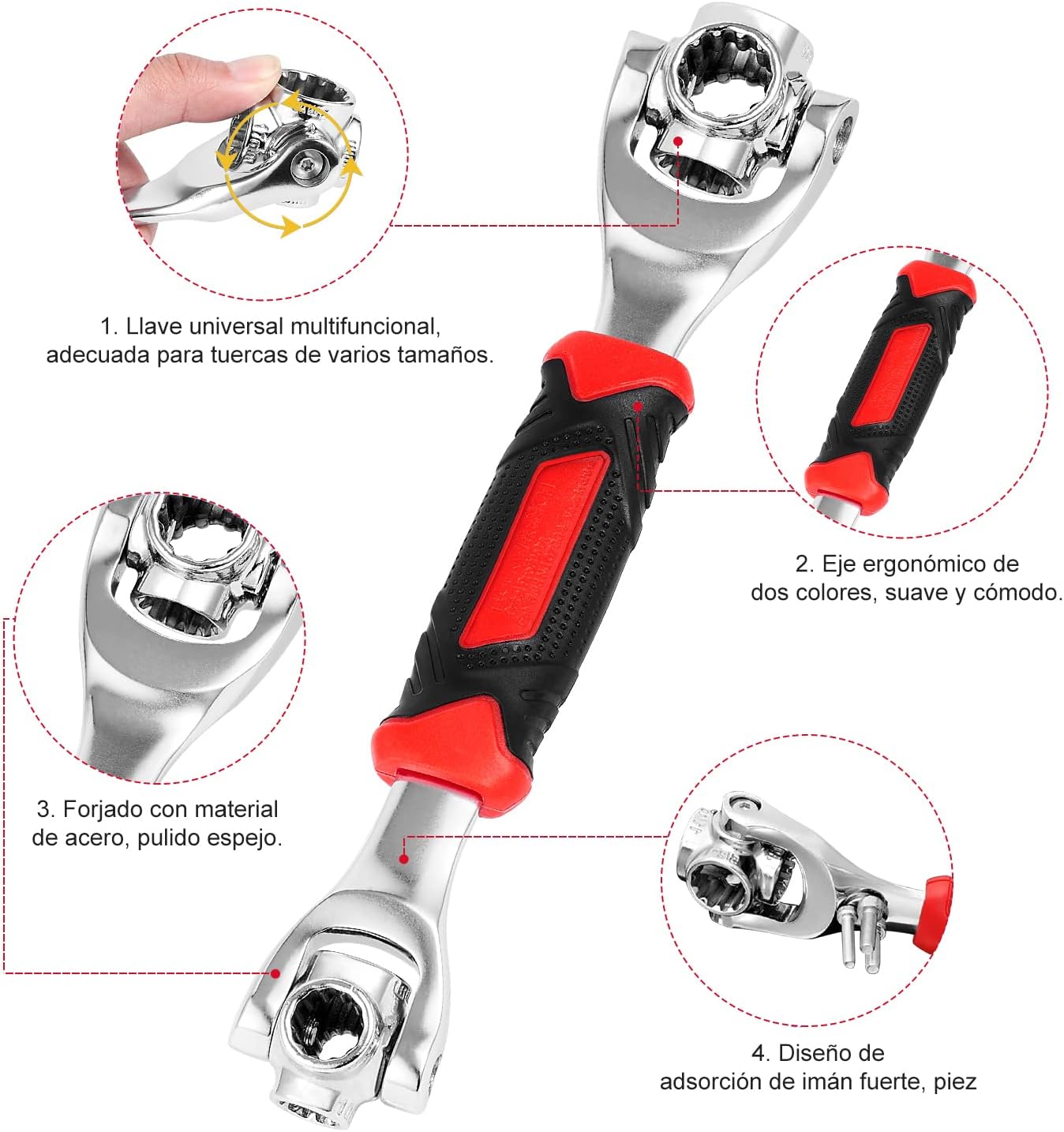 Llave multiusos 48 en 1 Universal