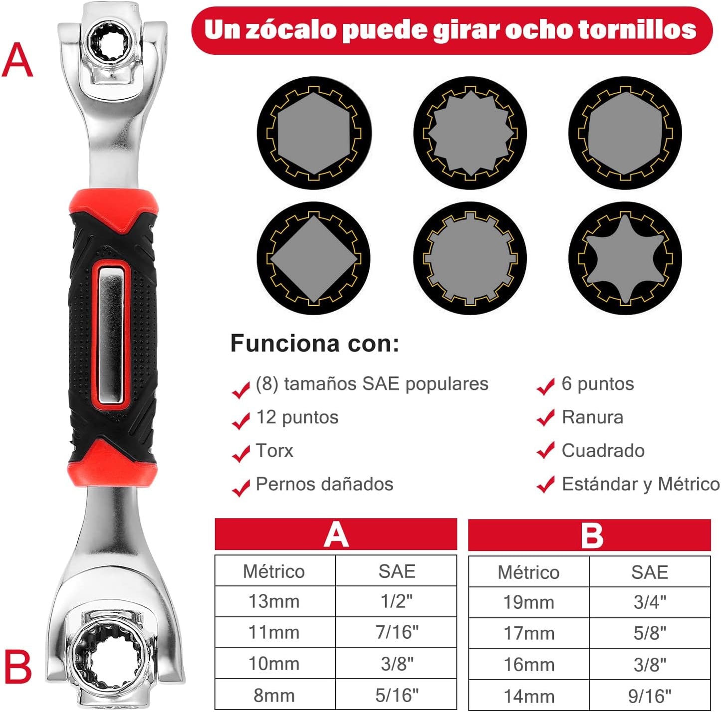 Llave multiusos 48 en 1 Universal